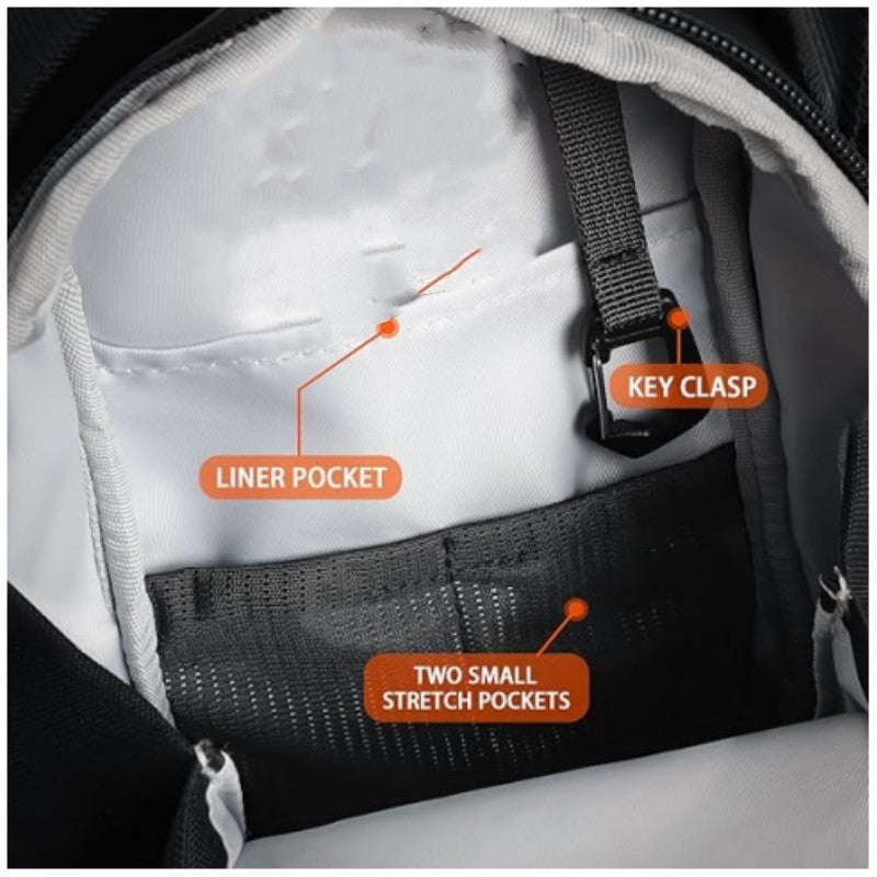 Magnetic Gym Bag For Men And Women with Water Bottle Holder
